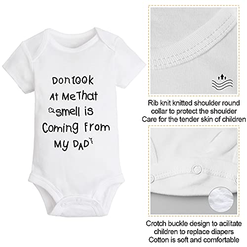 Funny Baby Bodysuit Cute Infant Boy Girl Clothes Super Soft Cotton Suit Humor Comfy One-Piece Gifts Newborn Essentials2