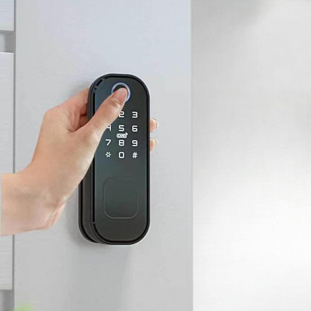 LOCKY-3 Verrou connecté Biométrique, Code, Badge, App, Bluetooth, Passerelle WIFI incluse
