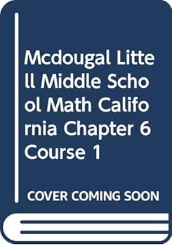 Transparency McDougal Littell Middle School Math California: Transparency Book Chapter 6 Course 1 Book
