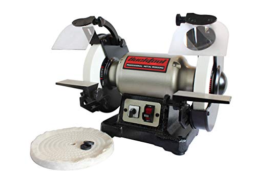 BUCKTOOL 8 Dual Speed Bench Grinder & Buffer