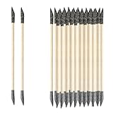 2 in 1 Schleifstab Set, 50PCS Schleifstäbchen Doppelendige Streichhölzer, Körnung 150/280, Schleifzweige Schrägschleifwerkzeug, für Modellbau Holzbearbeitung Nagelkunst