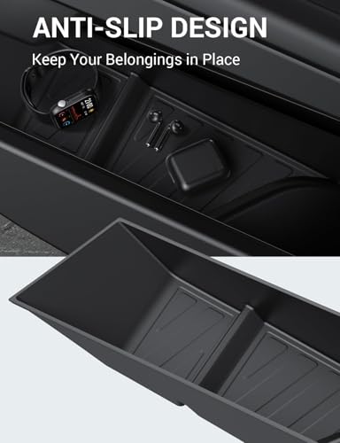 Image of Motrobe Tesla Cybertruck Door Side Storage Box Front Rear Door Tray Organizer Slot Pockets Handle Insert Protector TPE Cybertruck Accessories 2024 2025 4PCS