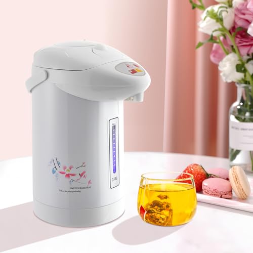 Tetera eléctrica blanca 3.8L con dispensador de agua caliente miniatura 3