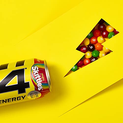 image for Cellucor C4 Energy Drink, Skittles, Carbonated Sugar Free Pre Workout 