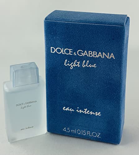 DOLCE & GABBANA LIGHT BLUE EAU INTENSE 0.15 OZ EAU DE PARFUM MINI FOR WOMEN