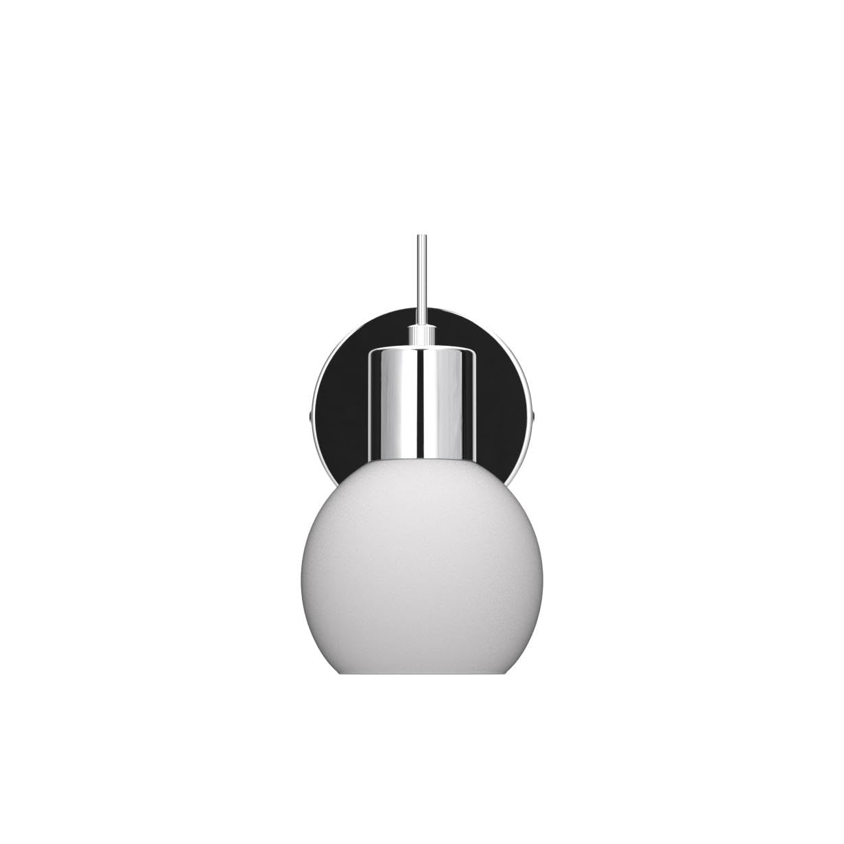 TYhogar 2 Pcs Wall Sconces Bedside Lamp Light Modern Night Wall Sconces E27 Edison Bulbs Wall Sconce Adjustable Lamp Holder for Living Room Restaurant Lighting (Chrome) - Image 4