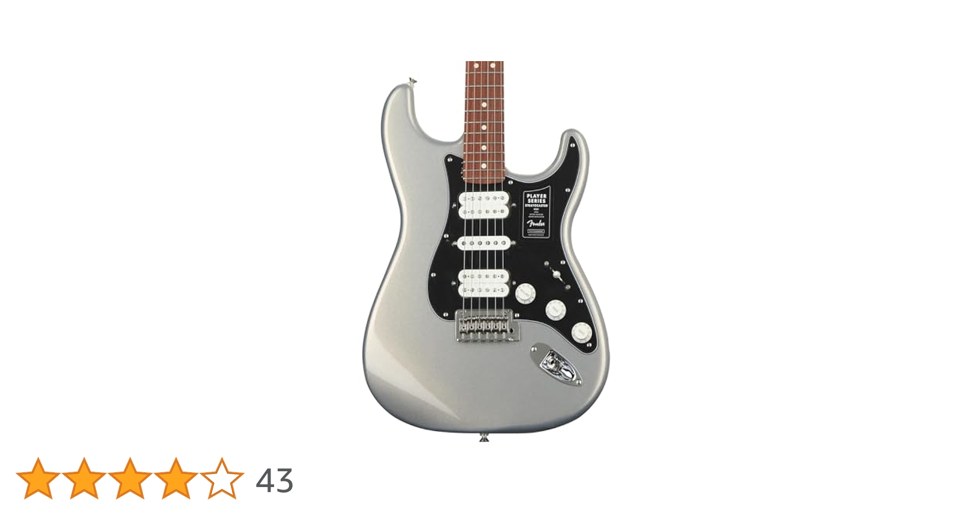 Fender Player Stratocaster HSH Electric Guitar, with 2-Year
