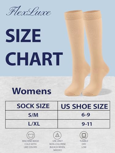 Women's Sports Knee High Compression Socks All Day Support Best for Standing Running Hiking Cycling Traveling4