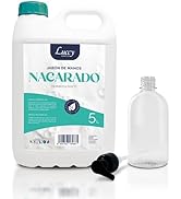 LUCCY Savon pour les mains liquide nacré 5 litres + flacon rechargeable 500 ml | pH neutre hydrate et pro...