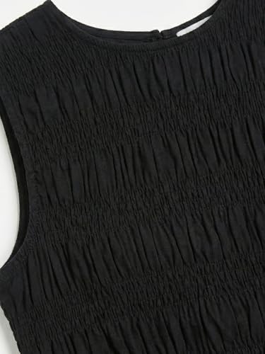 9 Impression black cotton dress – image 6