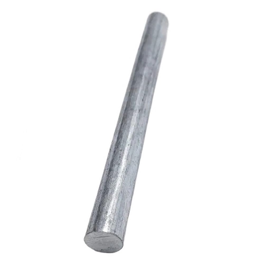 Barra tonda solida di zinco in metallo industriale, lunghezza 100, 200, 500 mm, diametro 2-120 mm, 1 pezzo(100X25MM)