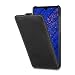 Produktbild StilGut Lederhülle für Huawei Mate 20 vertikales Flip-Case, schwarz