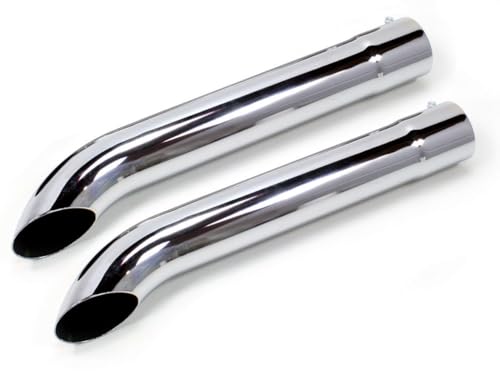 Image of Patriot Exhaust H3822 Chrome Side Tube Turnout Muffler