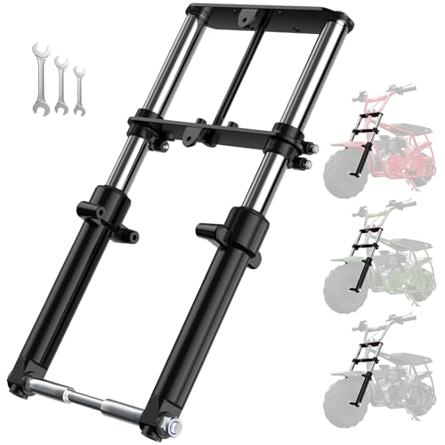 FRP Minibike Suspension Kit -Mini Bike Front Fork Compatible with Monster Mega Moto MMB80 MMB105 80cc 105cc Motovox MBX10 MBX11 Coleman CT100U Baja DB30 10 Years Warranty