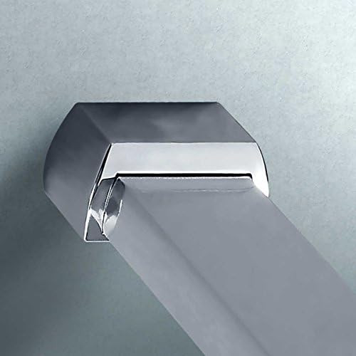 Barre de fixation en aluminium chromé 900mm pour douche et walk in, idéale pour les professionnels de la douche et des s