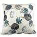 Multi-colored Leaves Print Reactive Dyeing Polyester Throw Pillow Covers Pillowcase Sham Decor Cushion Slipcovers Square 20x20 Inch