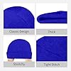 KWQDOZF Heartagram Beanie for Men Women Beanie Hats Warm Winter Knit Caps Soft Ski Hat Blue #2