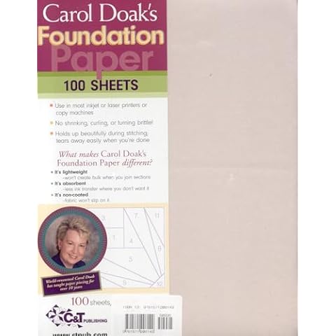Carol Doak's Foundation Paper, 8.5-x-11-inch Cover