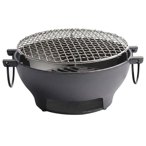 ���o�[�x�L���[�R���� ���^�Y�Ύ�BBQ�O���� �~�` �g�їp �L�����v�E�s�N�j�b�N�E��ł̎g�p�ɓK�� ���Ă��E�g�[�E�����������ɂ��Ή� �A�E�g�h�A������� (24cm,A)