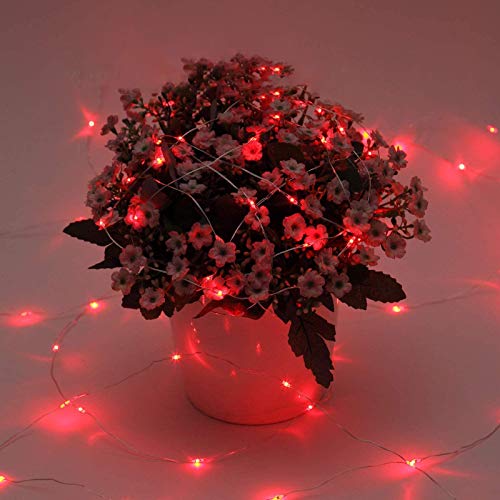 YOZATIA Battery Operated and USB Powered String Lights, 26ft 80LED Fairy Lights, Waterproof Multicolor Changing String Lights with Remote Control for Indoor Outdoor Bedroom Party Christmas, 16 Colors.