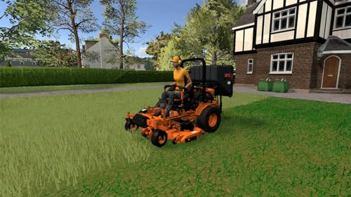 Lawn Mowing Simulator Landmark Edition Nintendo Switch soluciona el aburrimiento con simulación 3