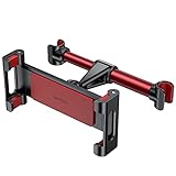 🚗【Mehr konvenient & Angenehm】KFZ-Kopfstützen Halterung unterstützt Sie bei der Suche nach Filmen, Romanen, Spielen und Musik hören ohne Hände während langer Laufwerke.