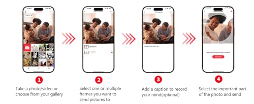 Image of AKImart 15.6 Inch 32GB Large Digital Photo Frame, Digital Picture Frame WiFi, IPS HD Touch Screen, Photo Frame with Auto-Rotate Instant Share Photo /Video Sharing via Frameo App, Gift for Mom