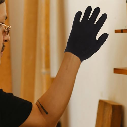 Guantes cómodos de algodón Levemolo para evitar rozaduras y sudoración en el trabajo 6