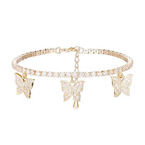 Bracelet papillon CZ au poignet : sublimez vos looks d'été et de soirée