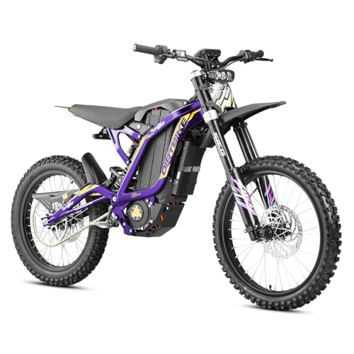 Letubike Thunderwasp XR16 Electric Dirt Bike for Adults, 16KW Peak Off-Road Electric Motorcycle, 56MPH & 460N.m Torque, 72V 40AH Removable Battery for 75Mlies, 19"/18" Tires| NFC| 4H Fast Charge