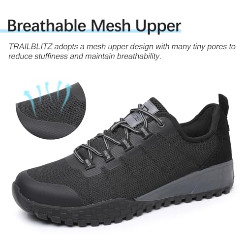 Hiking Shoes Men Casual Walking Tennis Sneakers Comfortable Lightweight Breathable Non Slip Outdoor Trekking Adventure Camping Rock Climbing Work Durable Classic Versatile3