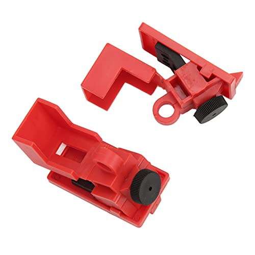 Estink ESTINK2COZ5WPRDN Circuit Breaker Lockout, Pack Of 10 Circuit Breaker Lockout Device Clamp On Power Switch Lock Engineering Plastic Circuit Breaker Tagout thumb #5