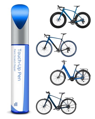 PARTS4EV Vernice per Bici Blu Alpino Lucido - Vernice per Ritocchi per Trek, Utilizzare Penna per Metallo e Plastica - Vernice per Bici ad Alta Coprenza