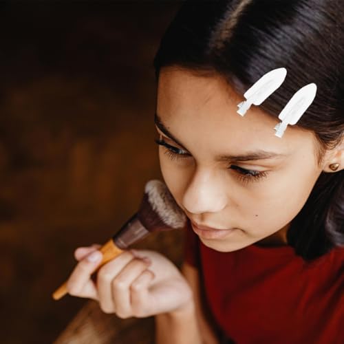 Pinzas para cabello sin marca 60 piezas blancas miniatura 6
