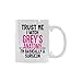 Trust Me, I Watch Grey's Anatomy, I'm Basically A Surgeon Mug Funny Novelty Ceramic Tea Coffee Mug with Gift Box (11oz)