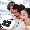 8pcs Headset Microphone Foam Cover,Foam Mic Cover Handheld Microphone Windscreen,Small Microphone Noise Filter,Mini Windscreens Sponge Foam Covers Shield Protection New Job Gifts（black） #2
