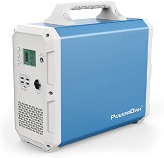 PowerOak Portable Power Station EB240, 2400Wh Solar Generator with 2*230V/1000W AC Outlet, Lithium Battery Pack Mobile Power Supply for Outdoor Travel RV Camping Home Emergency