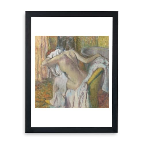 Affiche encadrée Edgar Degas After the Bath d'une finition artistique haut de gamme