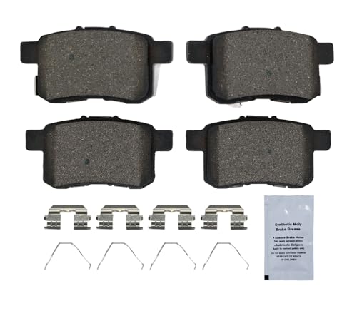 Image of HUSCH D1451 Rear Ceramic Brake Pads Kit Fit For Acura TSX 2009-2010, For Honda Accord 2008-2009
