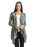 CTC Womens Off-Duty Open Front Tie Dye Cardigan - Made in USA