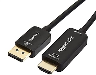 Amazon Basics  DisplayPort to HDMI Display Cable 4K 60Hz, 1.8 metres