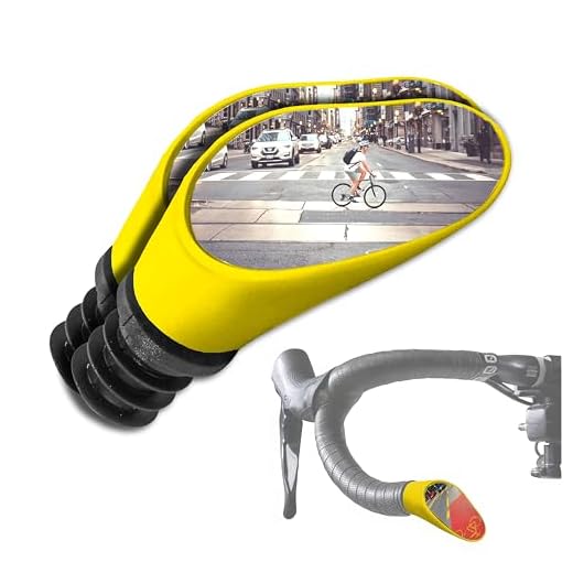 Sprintech Road Drop Bar Rearview Mirror, Pair, Best Bike Safety Mirror on the Market, Universal Fit for Bike Drop Bars