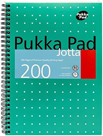 Pukka Pad Metallic Cover Wirebound Jotta Notebook B5 (Pack of 3)