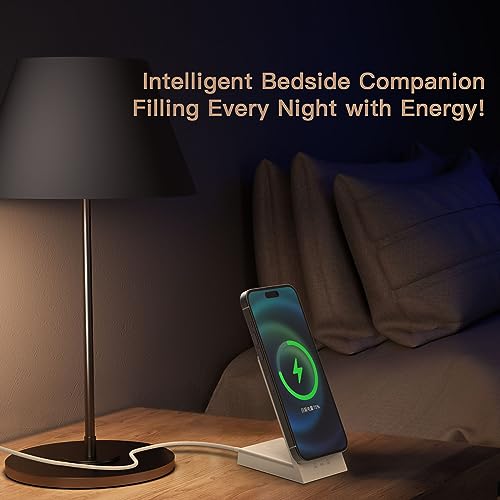 LIMETA 3-in-1 Wireless Charger for MagSafe Charger Stand - 45W USB-C Fast Charging - Wireless Charging Station - for iPhone 14/13/12/Pro/Max/plus and Galaxy Samsung