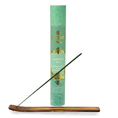 Essence Incense Gift Pack 180 Sticks With Incense Holder 6 Flavors, Ocean,Morning Blosom,Jasmine Tea,Rose Geranium,Sandalwood Spice, And Lavender Rosemary. #TOP3
