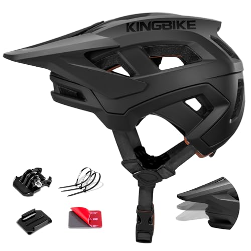 KINGBIKE MTB Helmet with Visor Mount