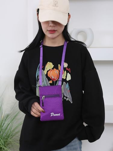 Crossbody Bag Phone Purse with 2 Zipper Mini Handbag Wallet Storage Organizer for Phone Cell Phones Coin Key Men Women2