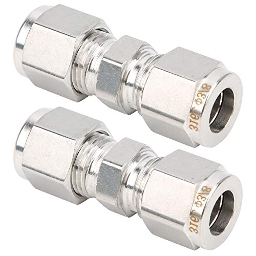 Compression Tube Adapter Tube Adapter for Pipe Good Sealing High Pressure (?3/8)