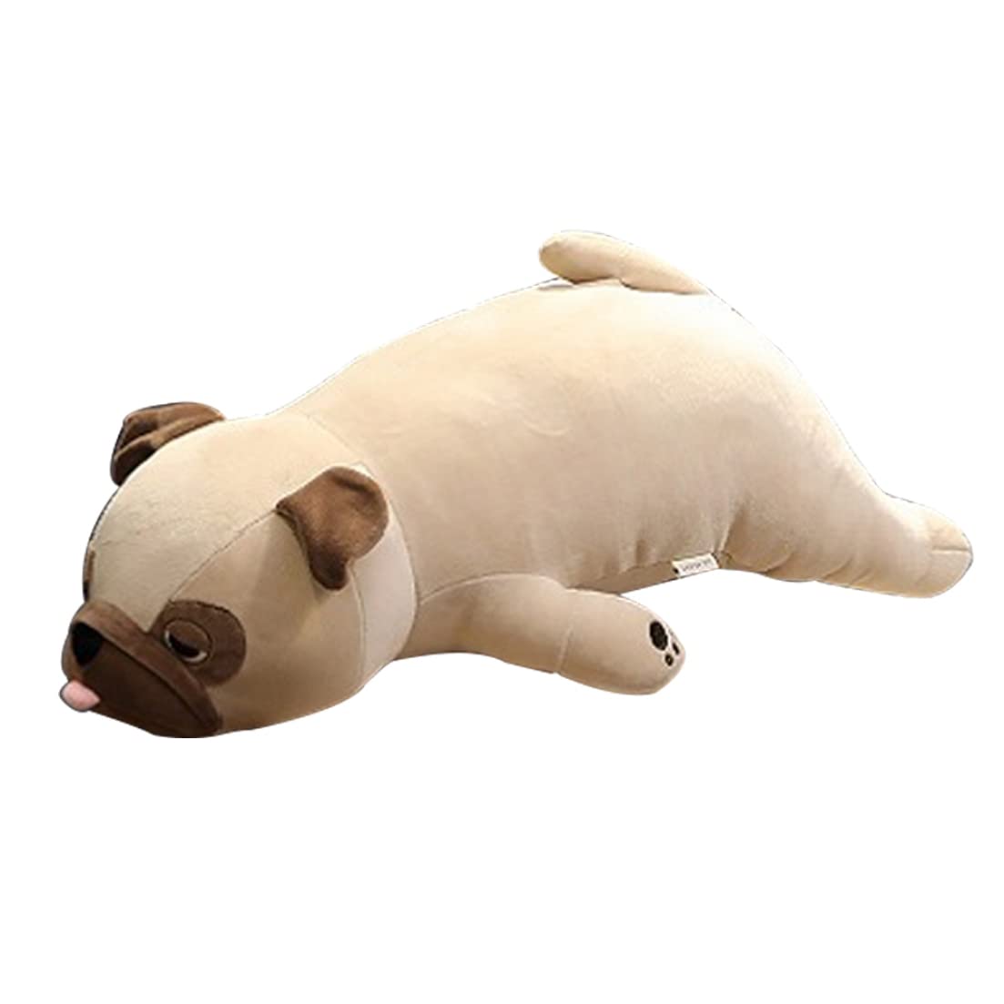 Peluche per cani Pug Happi, cuscino in piumino di cotone per bambini, 55 cm