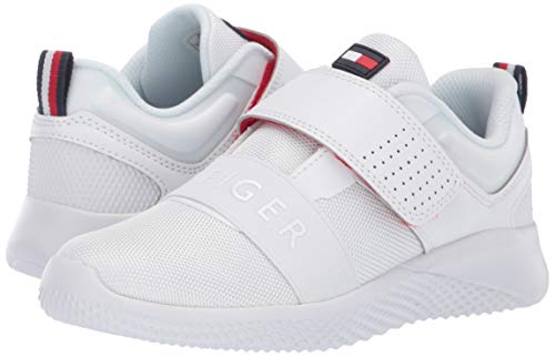 Tommy Hilfiger Kid's Cadet Strap Sneaker, White, 12.5 Child Us Little Kid #TOP6